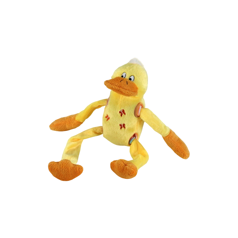 STA0876-1 Jouets en peluche à cinq styles Shaking Farm – Vache, Grenouille, Canard, Chien, Cochon