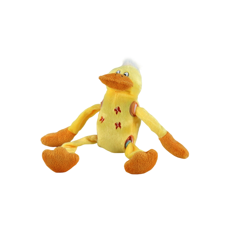 STA0876-1 Jouets en peluche à cinq styles Shaking Farm – Vache, Grenouille, Canard, Chien, Cochon