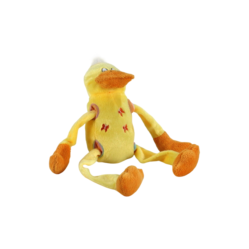 STA0876-1 Jouets en peluche à cinq styles Shaking Farm – Vache, Grenouille, Canard, Chien, Cochon