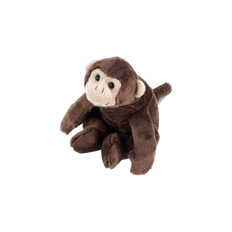 ST99-405-3 Peluches ultra-douces Forest Five-Style de 7 pouces – Zèbre, tigre, lion, singe, éléphant