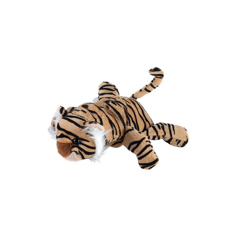 ST99-405-3 Peluches ultra-douces Forest Five-Style de 7 pouces – Zèbre, tigre, lion, singe, éléphant