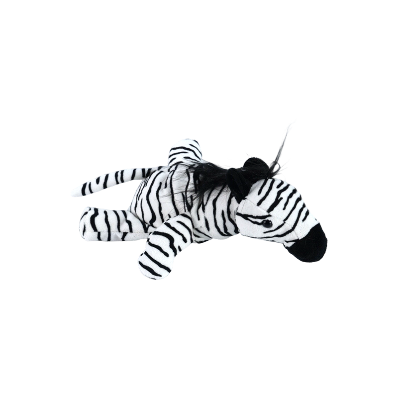 ST99-405-3 Peluches ultra-douces Forest Five-Style de 7 pouces – Zèbre, tigre, lion, singe, éléphant