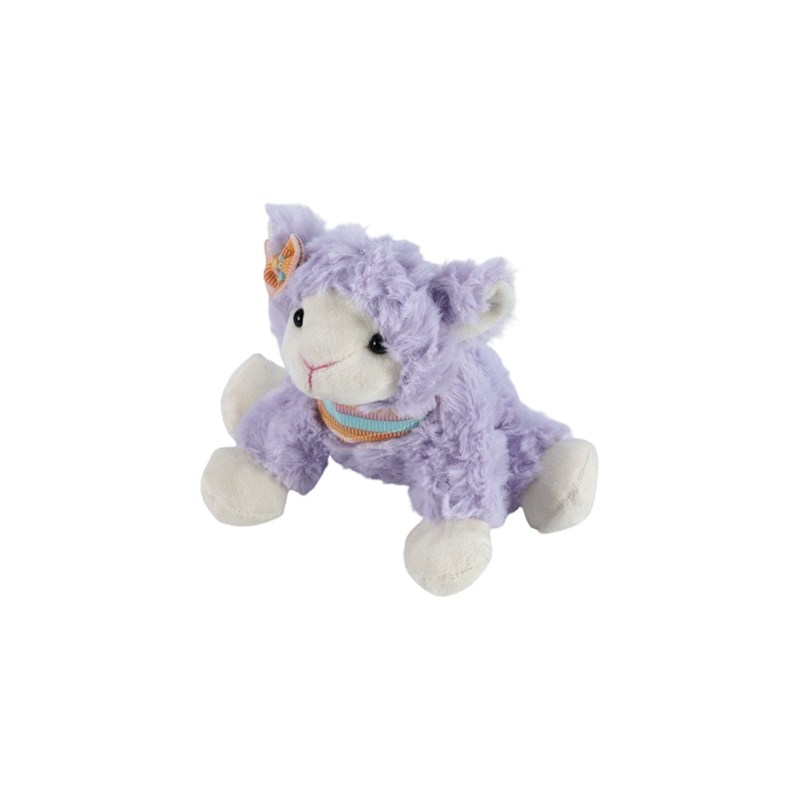 STA01205-2 Peluche d'agneau de Pâques en position assise