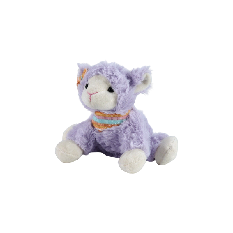 STA01205-2 Peluche d'agneau de Pâques en position assise