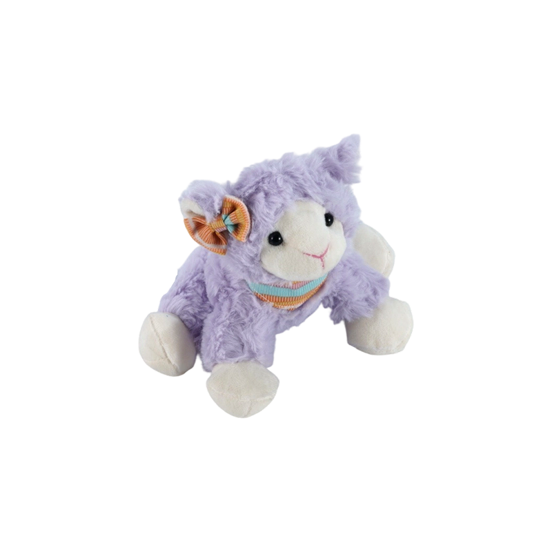 STA01205-2 Peluche d'agneau de Pâques en position assise