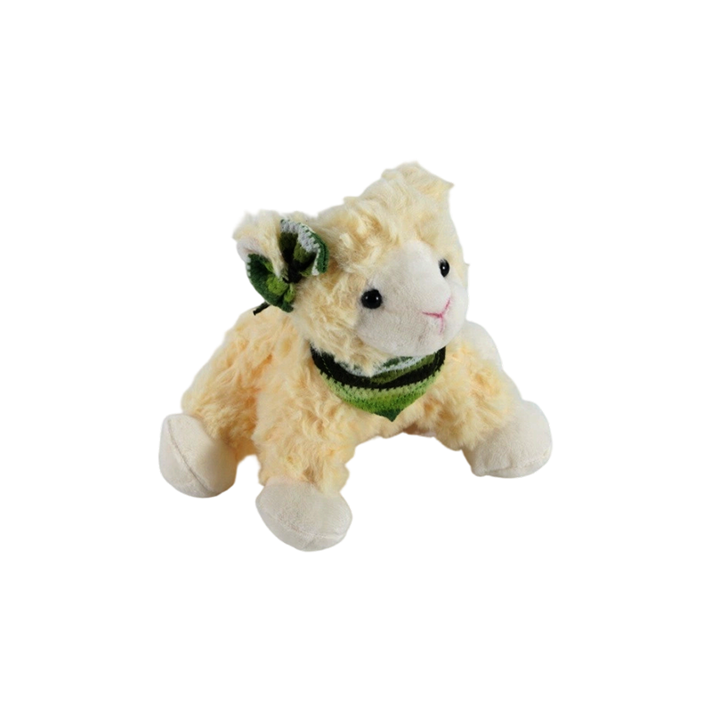 STA01205-2 Peluche d'agneau de Pâques en position assise