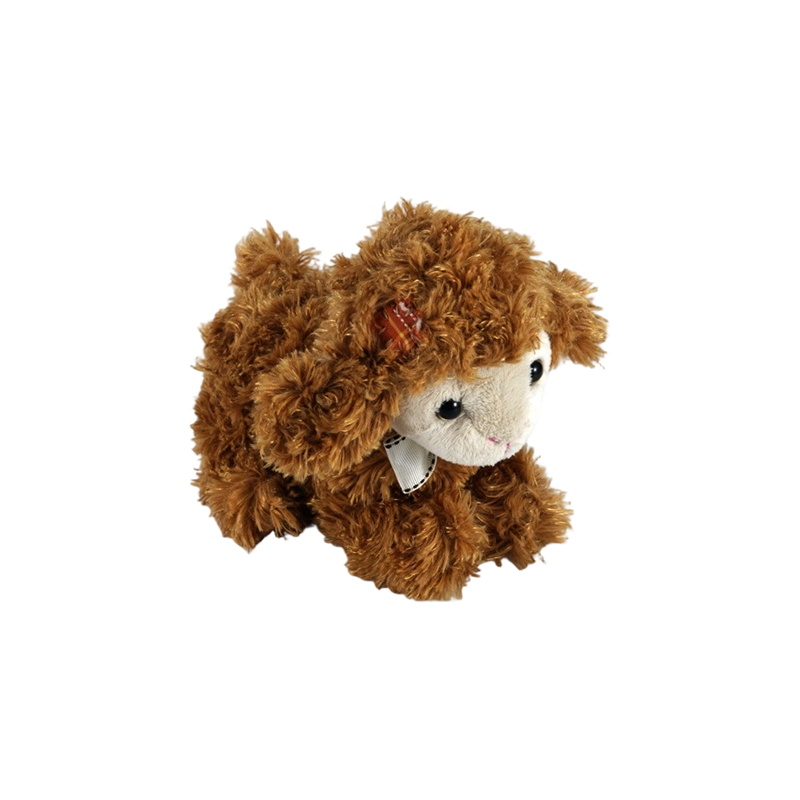 STA01341 Peluche agneau allongée tricolore