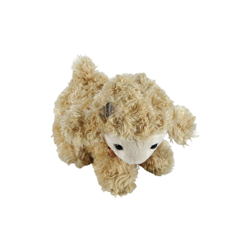 STA01341 Peluche agneau allongée tricolore