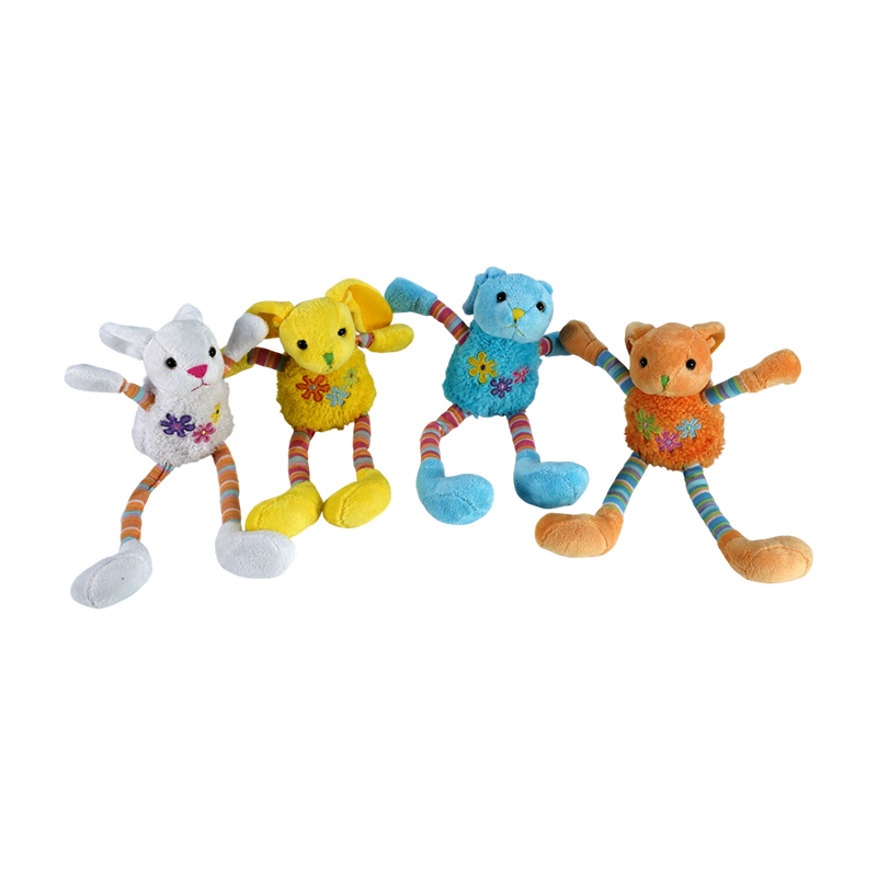 STA0886 Peluche lapin tremblant de Pâques