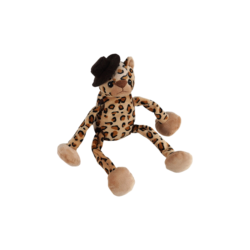 STA0876-1 Jouets en peluche à six styles Shaking Forest – Léopard, Ours, Tigre, Lion, Singe, Éléphant