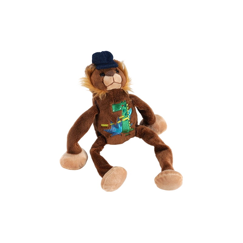 STA0876-1 Jouets en peluche à six styles Shaking Forest – Léopard, Ours, Tigre, Lion, Singe, Éléphant