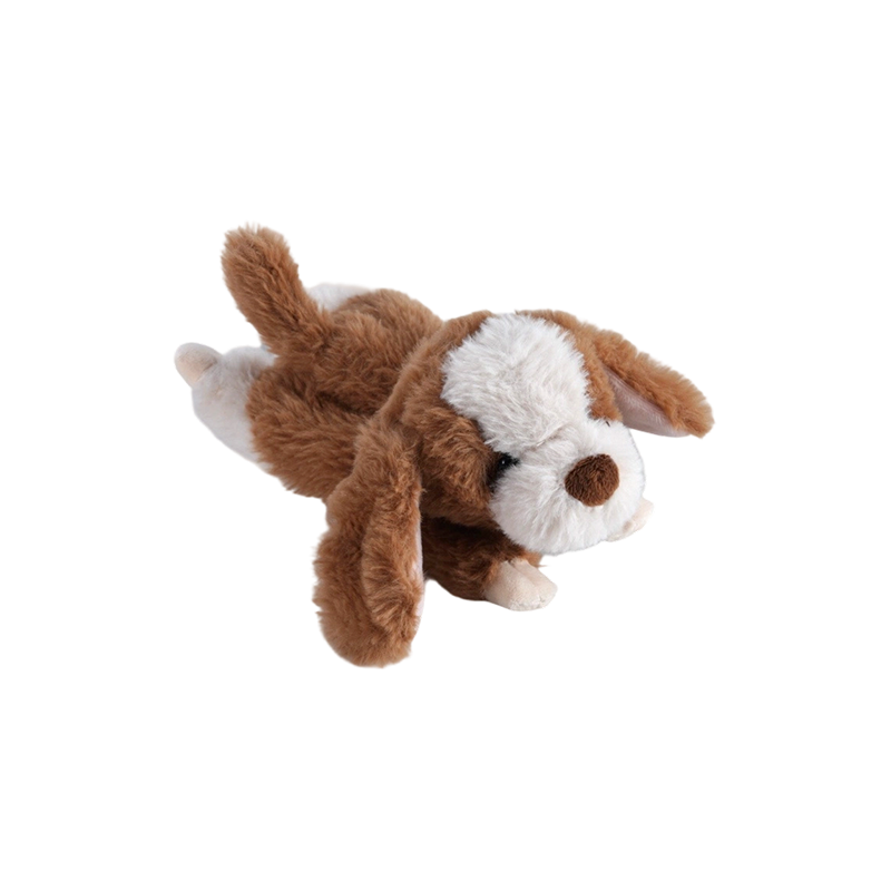 STA02030 Peluches pour animaux mous, pose allongée – Chien, chat, mouton, lapin
