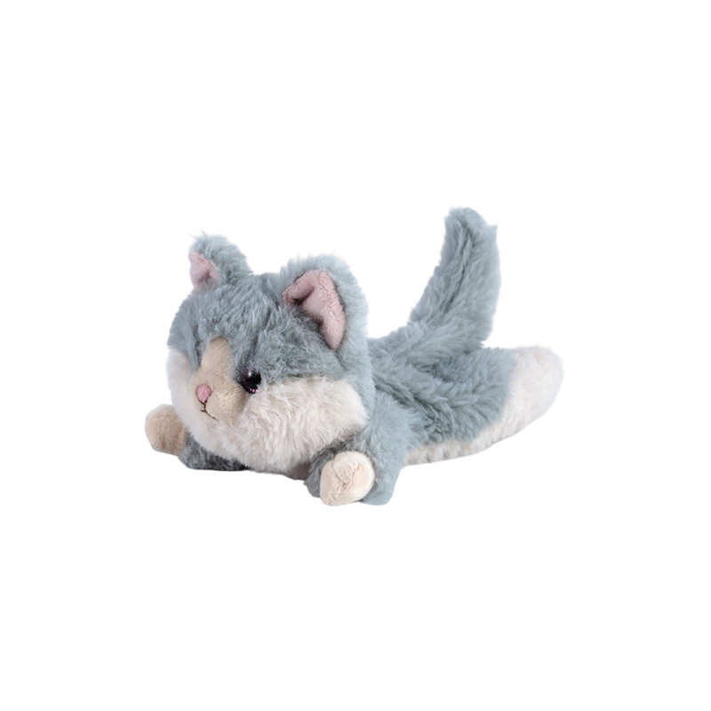 STA02030 Peluches pour animaux mous, pose allongée – Chien, chat, mouton, lapin
