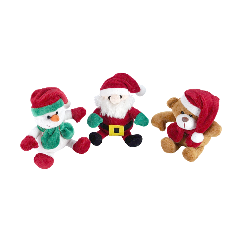 STA01177-2 Petit trio de peluches de Noël classiques