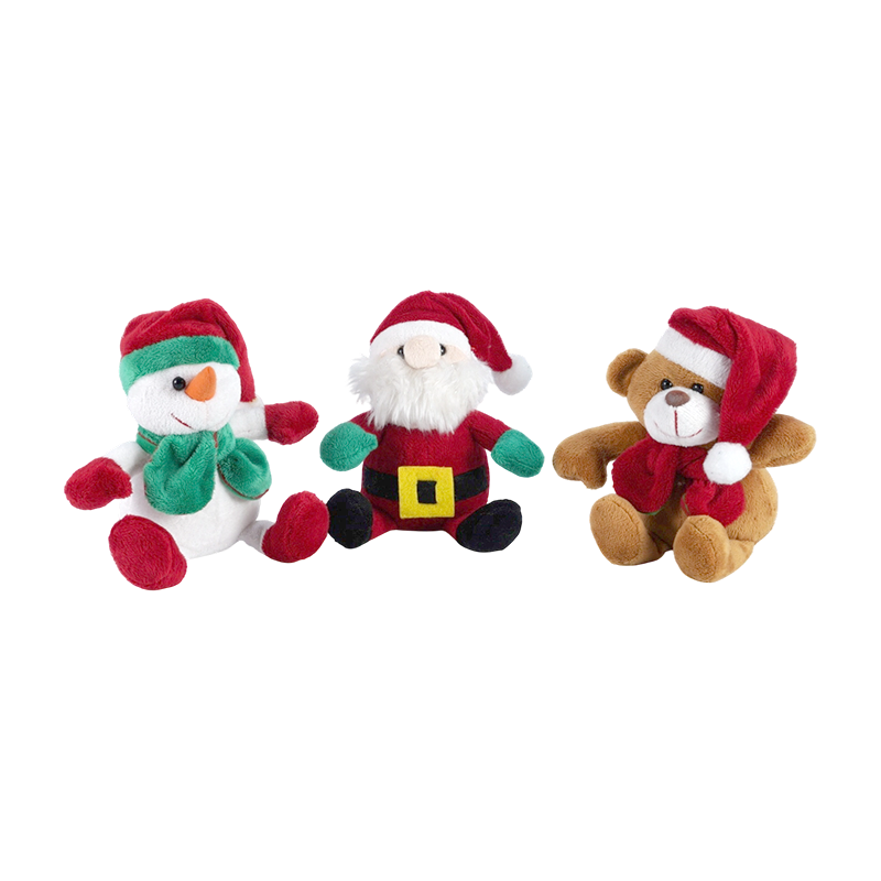 STA01177-2 Petit trio de peluches de Noël classiques