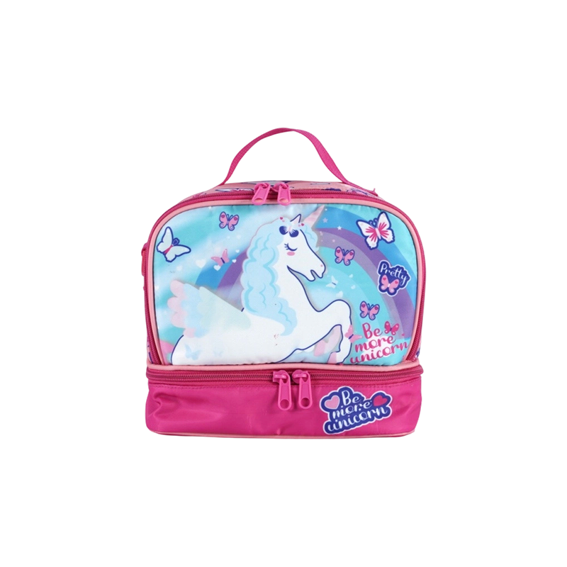 Sac à lunch pour enfants en tissu Oxford imprimé licorne