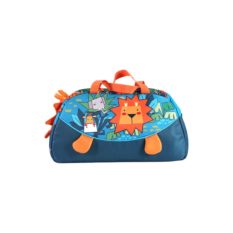 Sac de voyage pour enfants en tissu Oxford avec imprimé animal de dessin animé