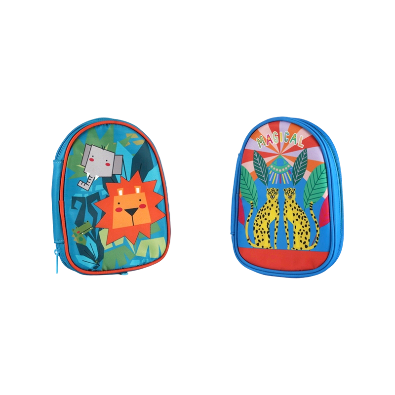 Trousse à crayons multifonction en tissu Oxford pour enfants