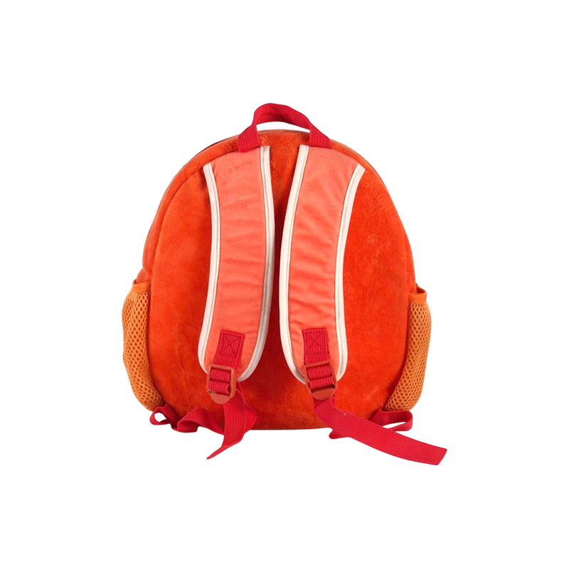 Sac à dos en tissu pelucheux à motif singe pour enfants (super doux)