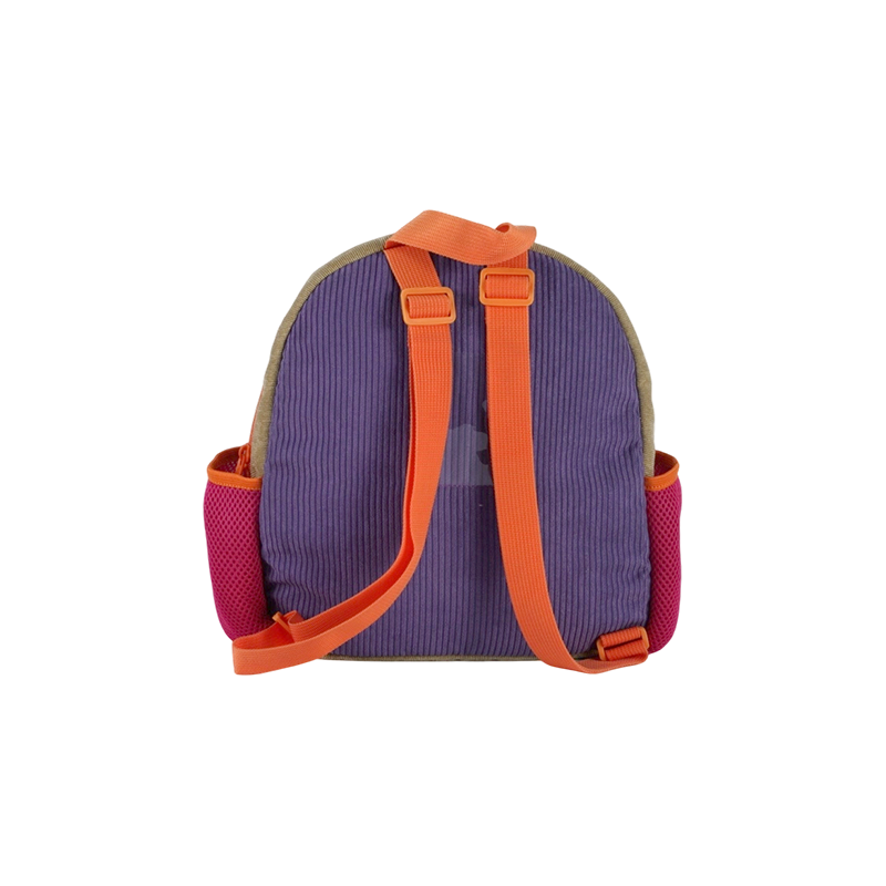 Sac à dos pour enfants à imprimé floral et rayé d'oiseau (cordoury)