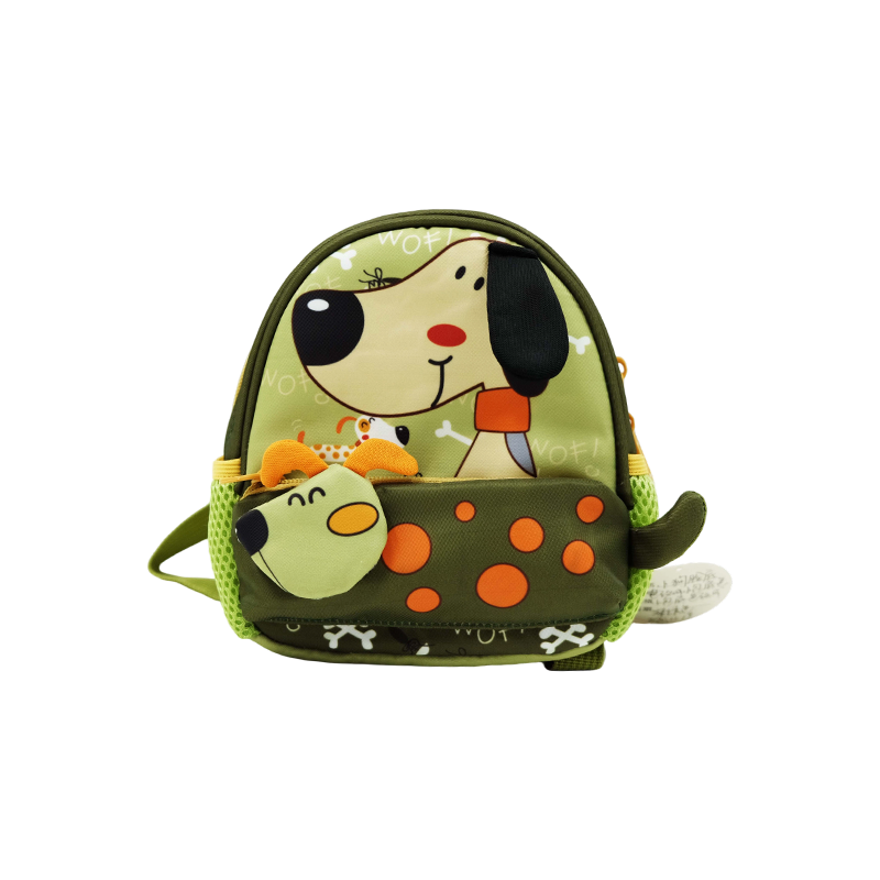 Sac à dos pour enfants en tissu Oxford 3D avec mini imprimé dessin animé