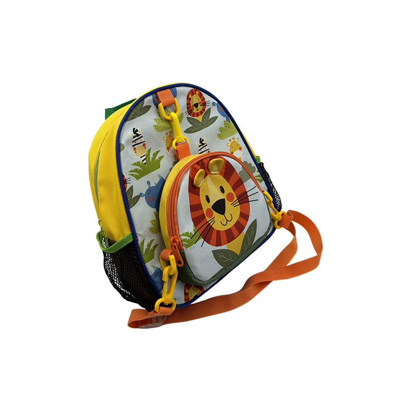 Sac à dos multifonctionnel 2 en 1 Cute Lion pour tout-petit