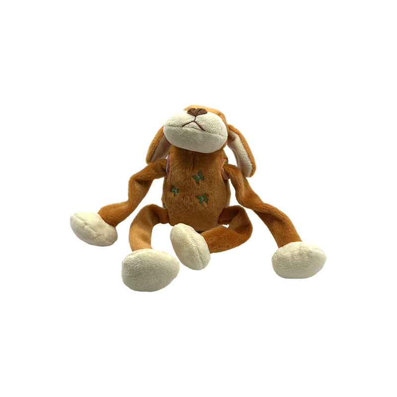 STA0876-1 Jouets en peluche à cinq styles Shaking Farm – Vache, Grenouille, Canard, Chien, Cochon