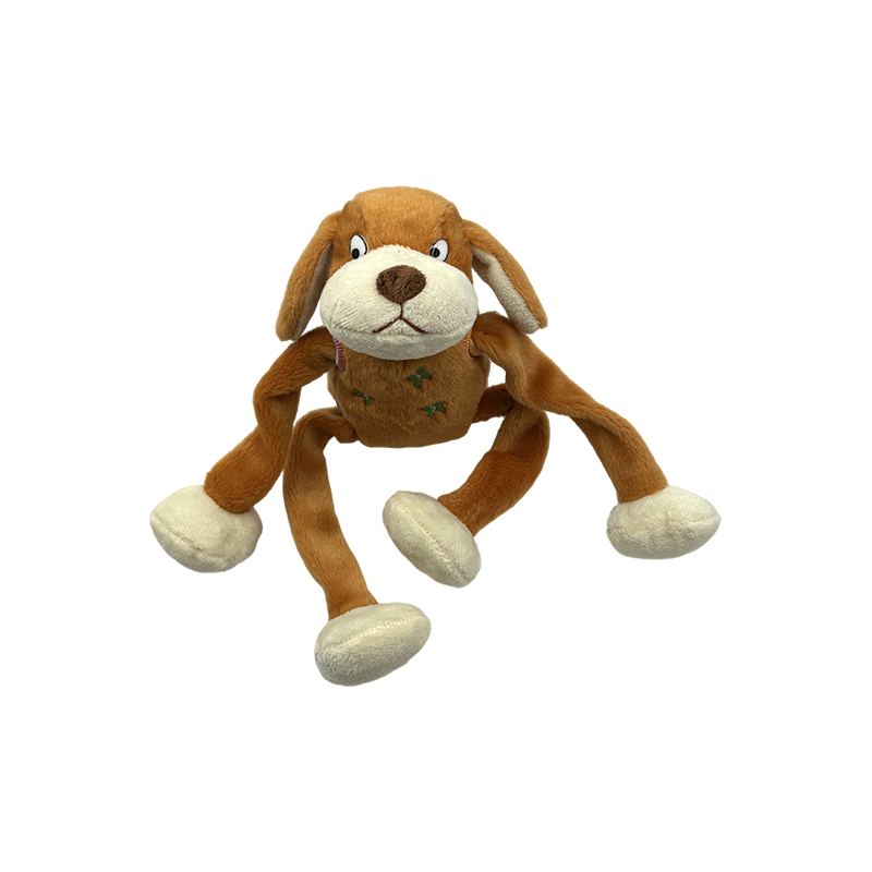 STA0876-1 Jouets en peluche à cinq styles Shaking Farm – Vache, Grenouille, Canard, Chien, Cochon