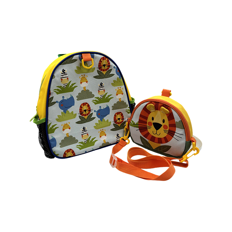 Sac à dos multifonctionnel 2 en 1 Cute Lion pour tout-petit