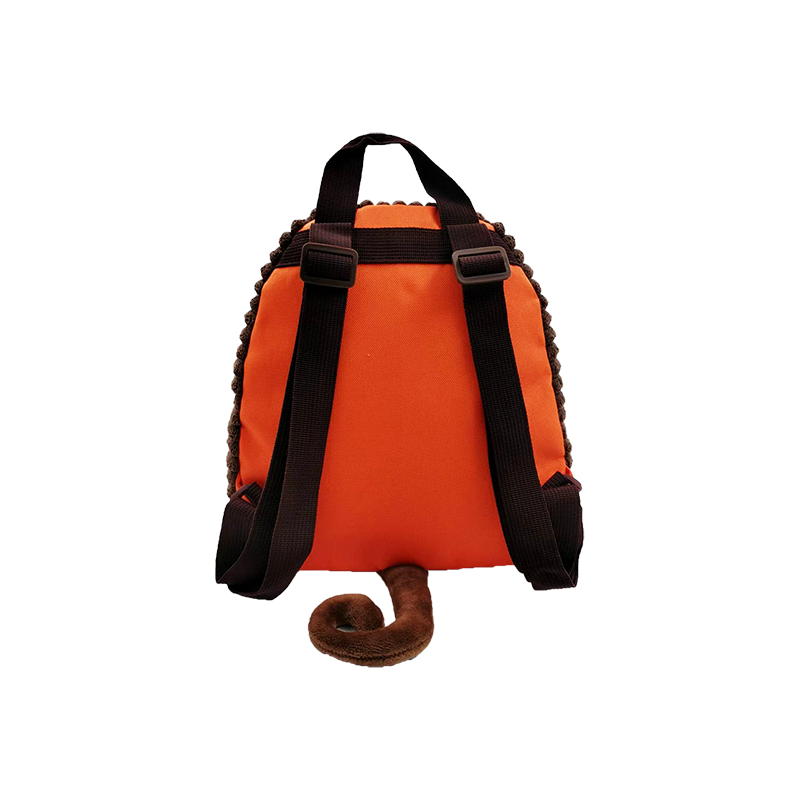 Sac à dos en velours côtelé fin en forme de singe pour enfants pour garçons