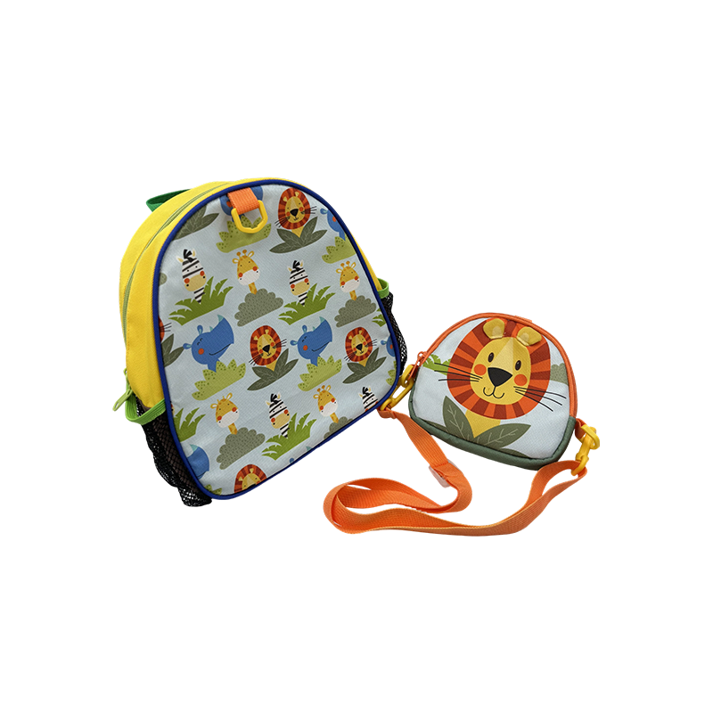 Sac à dos multifonctionnel 2 en 1 Cute Lion pour tout-petit